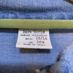 未使用品☆ZARA ガールズ☆サイズ13/14 164cm Gジャンの画像