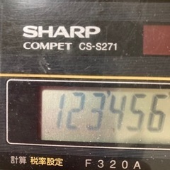 SHARP 電卓12桁　中古の画像