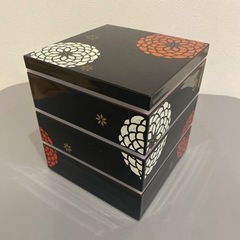 【黒】重箱 2人〜3人用”HAKOYA 15.0角三段重 2280ml