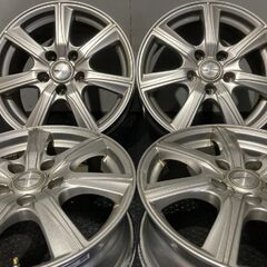 DUNLOP PRD 社外ホイール 16インチ 4本 6.5J5HPCD114.3+53 ヴォクシー ノア ステップワゴン等　(MHZ207) クレジットカード QRコード決済可能