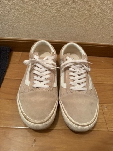 【決まりました】vans バンズ　スニーカー ベージュ　27.5cm