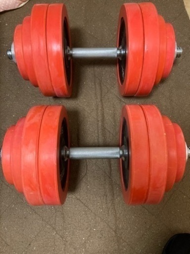 【取引確定済
】【IROTEC】ダンベル　片手30kg ×2  セット