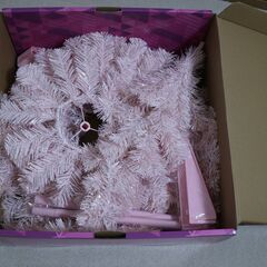 Francfranc クリスマスツリー  150cm ピンクの画像