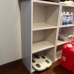 カラーボックス2個の画像