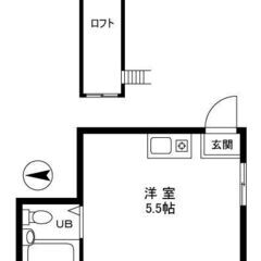 練馬の徒歩5分ジャスト4万円物件。洗濯機はベランダにあります◎角...