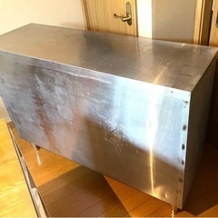 【差し上げます】ステンレス製シェルフ
