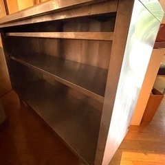 【差し上げます】ステンレス製シェルフの画像