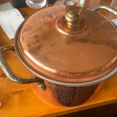 最終値下げ　青柳製作所　銅製　両手鍋　