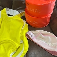 メガロス　ベビースイミング水着　
帽子　フィックス　セット