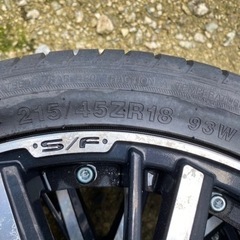 車のパーツ タイヤ、ホイールの画像