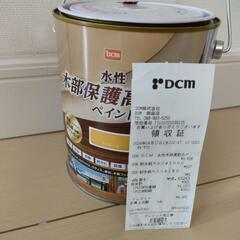 お話中　3828円　水性　木部保護高耐久ペイント
