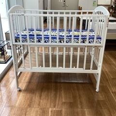 ベビーベッド【町田市再生家具】240329