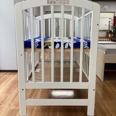 ベビーベッド【町田市再生家具】240329の画像
