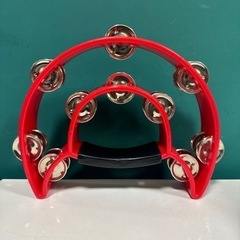 キクタニ タンバリン 赤 三日月