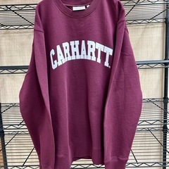 CARHARTT カーハート　スウェット　バーガンディ　ロゴスウェット