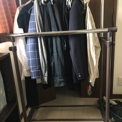 ダブルハンガーラック無料　美品