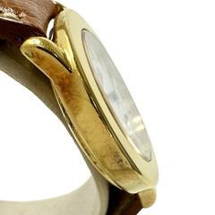 【CARTIER/カルティエ】 マストロンド ヴェルメイユ 電池交換済  腕時計 レザー/GP/SVシルバー(ヴェルメイユ) クオーツ 白文字盤/GP純正バックル ユニセックス【中古】【真子質店】【GD】【MiMox】の画像