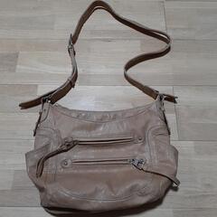 SAC バッグ ショルダーバッグ　革　ベージュの画像