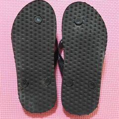 【終了】【19cm】黒×白★島ぞうり★ビーチサンダルの画像