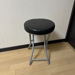 ニトリ　折りたたみチェアークッション丸型