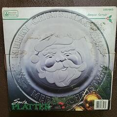アンカーホッキング  プレート クリスマス ヴィンテージ アンティーク