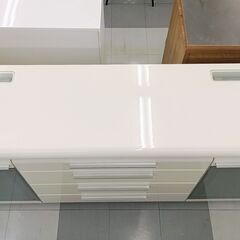 ★ジモティ割あり★  キッチンカウンター ホワイト H86×D45×W170 クリーニング済み TC320