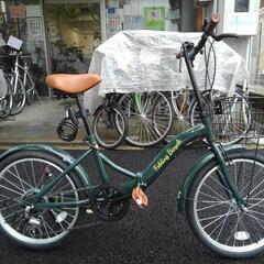 中古自転車 3040　美品！　購入後半年　２０インチ　６段ギヤ　ワイヤー錠　ライトは付属していません
