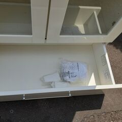 リサイクルショップどりーむ天保山店　No12985　棚　ホワイト　脚付きの画像