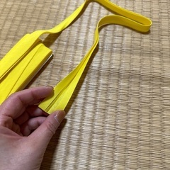 黄色　バイアステープの画像