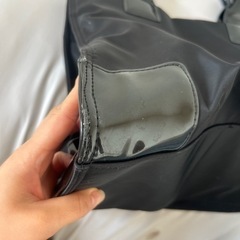 【やや汚れあり】TORY BURCH エラ トートバッグ  エナメル ナイロンの画像