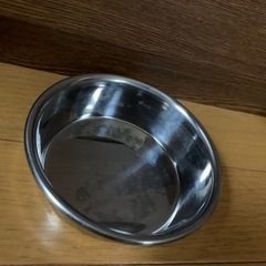 【今週100円】「ステンレス製しっかりした🐶🐱餌皿」