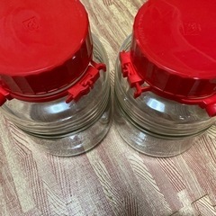 果実酒びん長期保存瓶2個セット雑貨