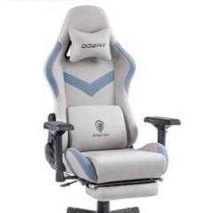 Dowinx ゲーミングチェア ファブリック オットマン付き の画像