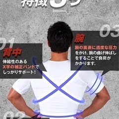 新品未使用　スパルタックス 加圧シャツ メンズ 加圧インナー 強 加圧 インナー 半袖 vネック インナーシャツ コンプレッション (着圧力 強）の画像