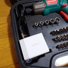 受け渡し予定決定　　HYCHIKA 電動ドライバー 充電式ドライバードリル トルク６Nｍ 3.6V 2000mAh大容量 の画像