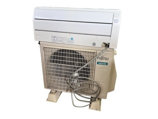 NO.1399 【2018年製】FUJITSU ルームエアコン nocria AS-C28H-W 主に10畳用 冷暖房 生活家電 家電 中古