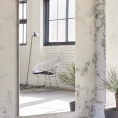 『未使用』姿見、鏡（割れない、持ち運び楽チン）の画像