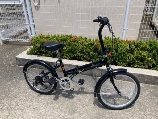 【取引中】【美品】6段ギア 折りたたみ自転車