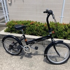 【取引中】【美品】6段ギア 折りたたみ自転車