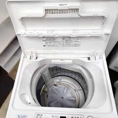 洗濯機 4.5kg 2022年製 ヤマダセレクト YWM-T45H1 ホワイト 全自動 1人暮らし 単身 ヤマダ電機 札幌市 平岸店の画像