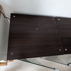 【今週引取頂ける方探してます！】不二貿易 ガラスコレクションケース 背面ミラー 3段の画像