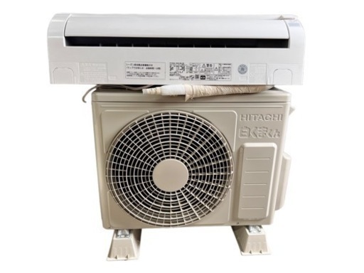 NO.1400 《極美品》 【2024年製】HITACHI 日立ルームエアコン 白くまくん RAS-KD22N 主に6畳用 リモコン無し 冷暖房 生活家電 家電