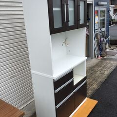 服部家具 食器棚 180㎝サイズです　A-624の画像