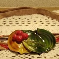 フルーツの帯留めと帯締めの2点セット