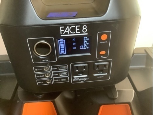 ㊱【売約済】ポータブル電源中古修理品【ジャンク扱い】110000mAh FACE8