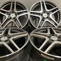 ベンツ 純正タイプ 社外ホイール 19インチ 4本 8.5J5HPCD112+32 ベンツ純正キャップ ベンツ/Sクラス等　(MHZ215MY)クレジットカード QRコード決済可能
