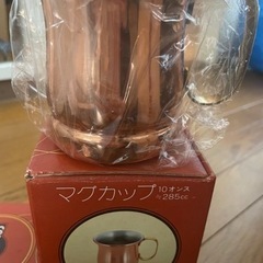 銅　マグカップ　未使用　バラ売り可の画像
