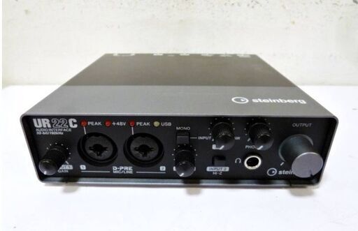 steinberg オーディオインターフェイス　UR22C　動作良好　32bit/192kHz　2020年製　USB 3 Audio Interface　スタインバーグ