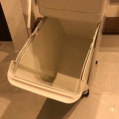 キャスター付き　2段ゴミ箱の画像