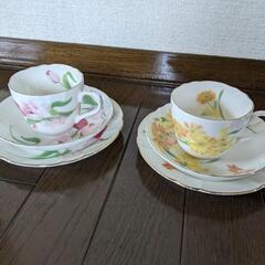 新品未使用ティーカップ2セット※専用木箱付